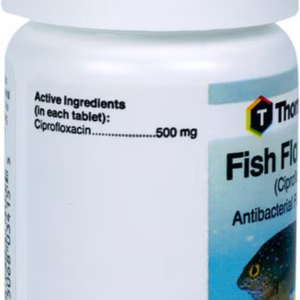 Thomas labs Fish Flox 500mg Ciprofloxacin 60 Capsules