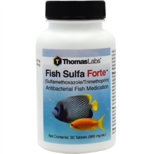 Thomas labs Fish Sulfa Forte - Sulfamethoxazole 800 mg, Trimethoprim 160 mg Tablets (30 Count)